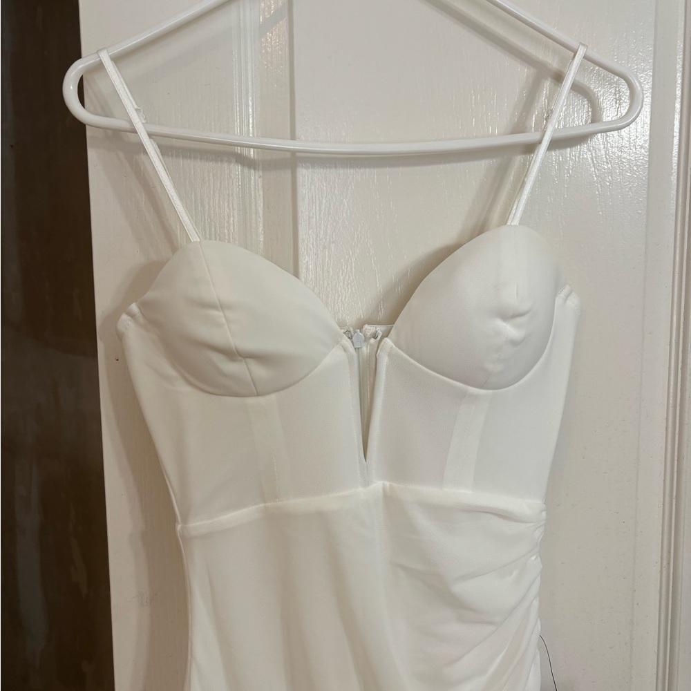 Lulus Elegant White Strapless Dress - Picture 3 of 10